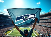 米兰体育培训-西雅图海湾者球迷现场助威，球队士气高涨